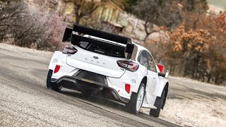 WRC RALLY RACING 2024  PET RALLY MONTECARLO 2024  FORD PUMA HYBRID RALLY1 by ADRIEN FOURMAUX [upl. by Idnahc]