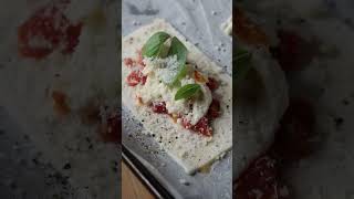 Sundried Tomato and Fior di Latte Tarts cheese food youtubeshorts [upl. by Deys]