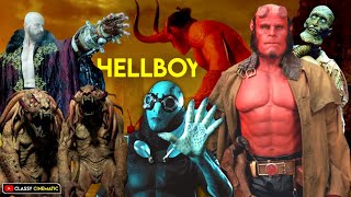 Hellboy 2004 Movie Explained In Hindi  Hellboy Part 1 Horror Action Film Explained in Hindi [upl. by Gawlas]