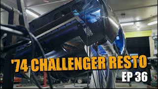 74 Dodge Challenger Restoration 36  REAR VALANCE [upl. by Vivien]