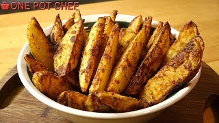 Ultimate Oven Baked Potato Wedges  One Pot Chef [upl. by Voss]