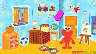 Elmos World Games Dress Up with Dorothy Sesame Street Retro Gaming [upl. by Lowney]