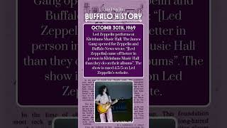 OnThisDay In 1969 Led Zeppelin Performs at Kleinhans [upl. by Ahsyekal]