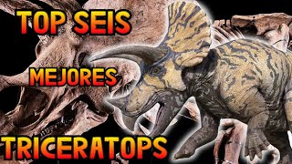 LOS SEIS MEJORES TRICERATOPS EN DOCUMENTALES dinosaurios paleontology triceratops [upl. by Naugal]