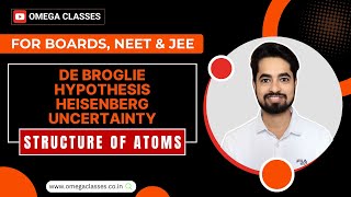 DE BROGLIE HYPOTHESIS  HEISENBERG UNCERTAINTY  CHEMISTRY CLASS 11  CBSE NEET amp JEE [upl. by Wilone]