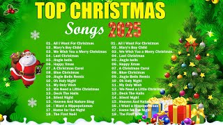 Top Christmas Songs Playlist 🎄 Merry Christmas 2025 🎅🏼 Best Christmas Medley 2025 [upl. by Ellekcir932]