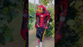 Iron man dressing ma back flip karta howa 100 viral video 🔥 United States youtubeshorts 😱😎👍￼￼ [upl. by Enuahs]