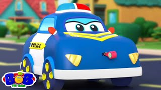 Roues Sur la Voiture de Police  Plus Véhicules Chansons pour Enfants [upl. by Eicul]