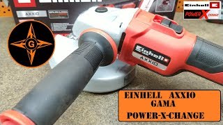 EINHELL AXXIO AMOLADORA BRUSHLESS DE BATERIA GINESSOT [upl. by Auqenat72]