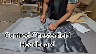 Bespoke Centred Chesterfield Headboard  Premium Upholstered Wall Panels DIY Headboards [upl. by Eniluqcaj]