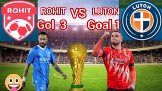 ROHIT VSLUTON vishwa cup Neymar football tournament🏆🎇🥇 [upl. by Oicul]