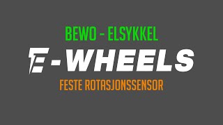 EWheels  Hvordan enkelt feste en rotasjonssensor som har løsnet  MoMAs elsykkel Bewo motor [upl. by Fredi]