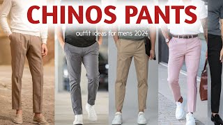 14 Ways to Wear quot CHINOS quot 🔥 Chinos outfit ideas men  2024 🔥 [upl. by Onida]