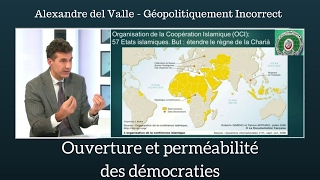 Géopolitiquement Incorrect  Ouverture et perméabilité des démocraties 3  Alexandre del Valle [upl. by Hevak]