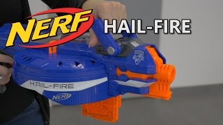 Nerf Elite HailFire  Démo du blaster en français [upl. by Adekram]