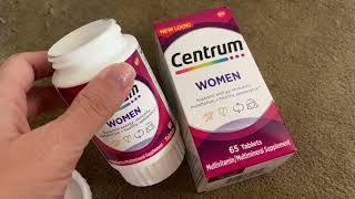 Honest Review Centrum Womens Vitamin [upl. by Landri]