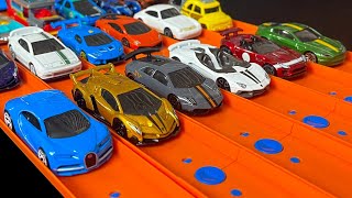 40 Hot Wheels Race Tournament Bugatti amp Lamborghini 5 Packs [upl. by Anees331]