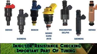 Fuel Injector Resistance Chart For Complete Car Tuning  Session 244 [upl. by Adyol426]