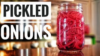 HOW TO Make Pickled Red Onions  Preserving your Harvest [upl. by Hisbe]