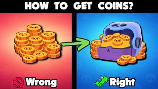 How to get more COINS FAST  Brawl Stars [upl. by Idaline]