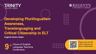 TE Developing Plurilingualism Awareness Translanguaging and Critical Citizenship in ELT [upl. by Harriette]