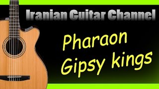 Pharaon Gipsy kings with backing track  Iranian Guitar channel [upl. by Enomys]