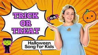 TrickorTreat Halloween Song for Kids Toddlers and Preschool  Nursery Rhymes [upl. by Aneladgam]