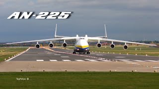 Antonov An225 Mriya landing in England 4K video Антонов Ан225 Мрия посадка в Англии [upl. by Sophy]