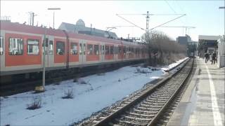 Donnersbergerbrücke  Münchner SBahn  BOBIntegralzug  ICE  ⛄ [upl. by Kallman340]