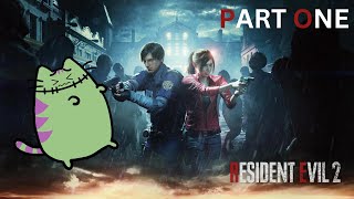 FIRST PLAYTHROUGH  Resident Evil 2  Part 1 [upl. by Kloster]