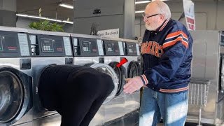 YOGA PANTS PRANK IN LAUNDROMAT [upl. by Ethbun]