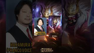 ML FRANCO VOICE ACTOR🔥🔥 mlvoiceactors francovoiceactor mlbbvoiceactors franco mobilelegends [upl. by Marrilee912]