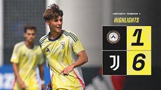 HIGHLIGHTS Primavera 1  UDINESE 16 JUVENTUS  Matchday 3 [upl. by Nyrac733]