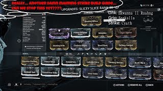 Maiming Strike Zaw Build  Warframe 2018 Guide [upl. by Eerhs]