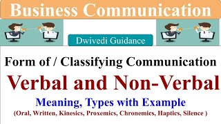 Classifying Communication verbal kinesis haptics proxemics chronemics business communication [upl. by Mercer]