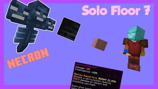 Solo Floor 7 with a JerryChine Gun Hypixel Skyblock [upl. by Settera687]