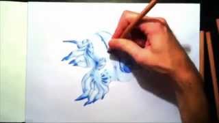 Speed drawing of Glaucus atlanticus [upl. by Harts58]