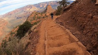 Hike to the bottom of the Grand Canyon day 1 [upl. by Sueaddaht725]