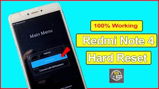 Redmi Note 4 Hard Reset  mi note 4 hard resetfrpgoogle remove  pattern unlock  mobile reset📱🛠 [upl. by Riffle]