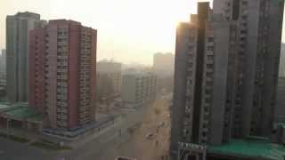 Morning in Pyongyang North Korea Very eerie [upl. by Eirol]