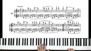 Czernyana  fascicolo II  n 27  Vivace  piano tutorial by Antonio De Angelis [upl. by Htrowslle]