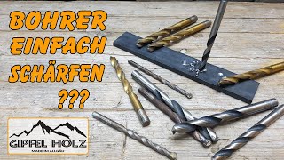 EINFACH UND EXAKT  Bohrer in 30s perfekt schärfen  Drill Doctor Test [upl. by Drareg]