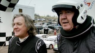 Rallycross on a Budget Part 1  Series 18  Top Gear  BBC [upl. by Akkimat]