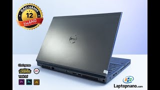 Máy trạm Laptop Dell Precision M4800 Core i7 4800M R8Gb  SSD 256Gb 6 củ laptopnano meohaymaytinh [upl. by Trammel]