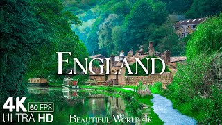 England 4K  Discovering the Charming Countryside Beauty  Relaxing Music [upl. by Dlared443]