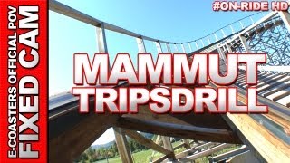 Mammut  Tripsdrill Erlebnispark  OnRide ECam HD [upl. by Esinehs]