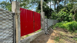 Precast Wall Installation near Golaghat Law College [upl. by Hadihahs]