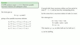 Linear Feedback Shift Registers Part Two [upl. by Renat]