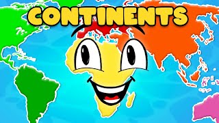 Explore The Continents Of The World  Geography Compilation For Kids  KLT GEO [upl. by Tristram]