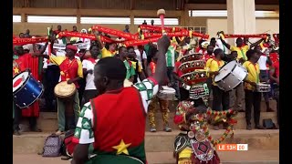 CAN 2023  Les supporteurs mobilisés pour soutenir les Étalons à Bouaké [upl. by Ennaeilsel]